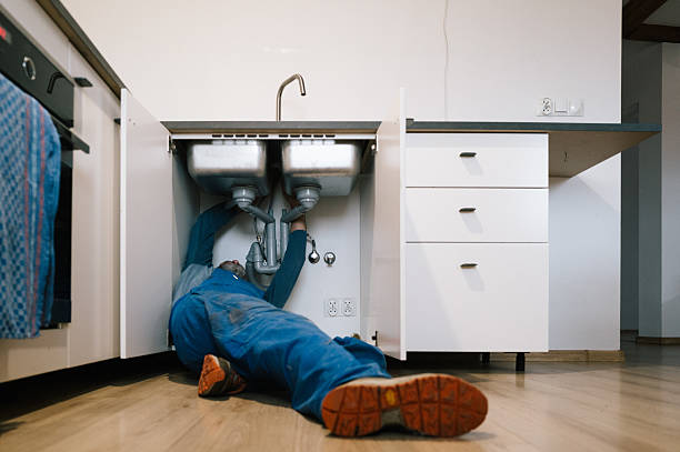 Professional Drain Cleaning technician working in Brookville, PA